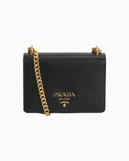 Prada Saffiano Leather Shoulder Bag