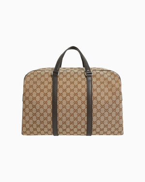 Gucci Large GG Monogram Overnight Travel Cross Body Bag