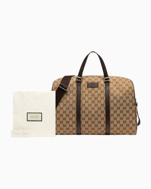 Beige GG Supreme-canvas duffel bag, Gucci