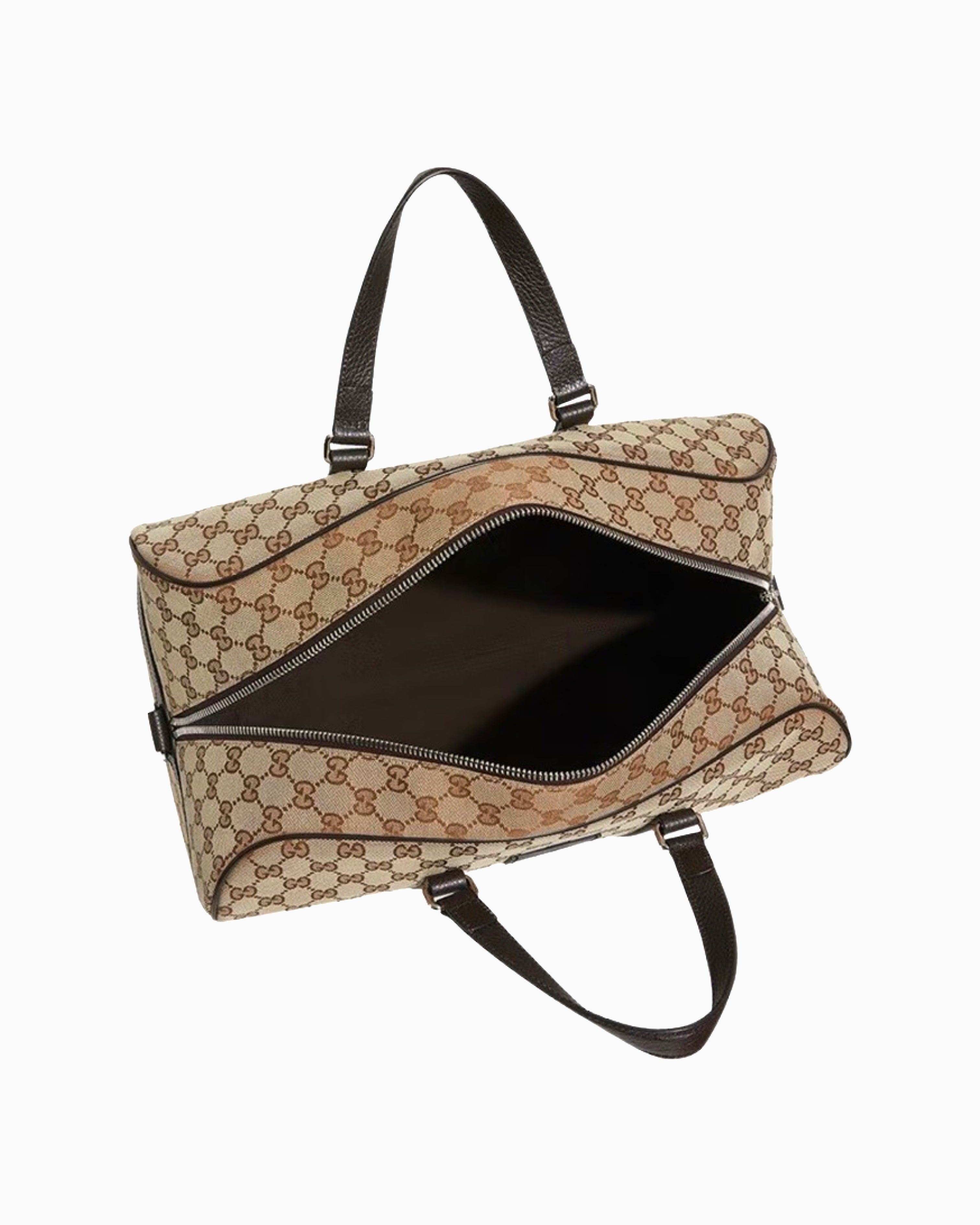 Gucci Psychedelic Black Boston GG Large Leather Travel Luggage Duffle Bag  NEW | eBay