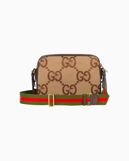 Gucci GG Jumbo Canvas Messenger Bag