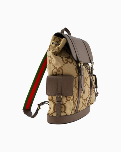 Gucci GG Jumbo Canvas Backpack