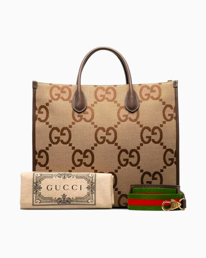 Gucci GG Jumbo Canvas Tote Bag