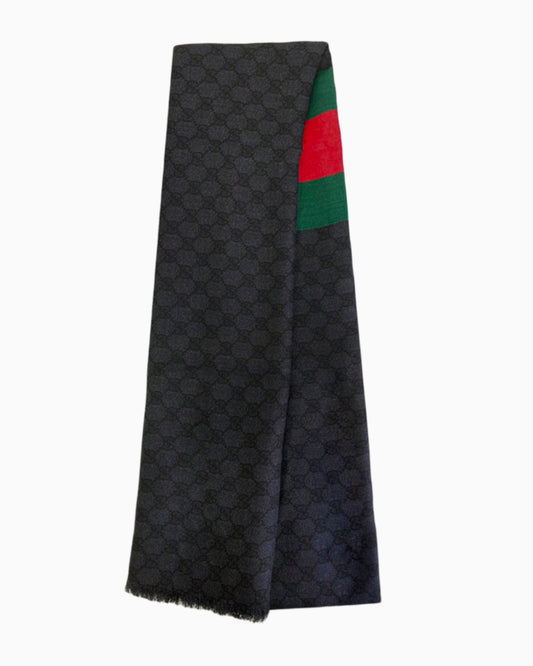 Gucci GG Knit Wool Scarf