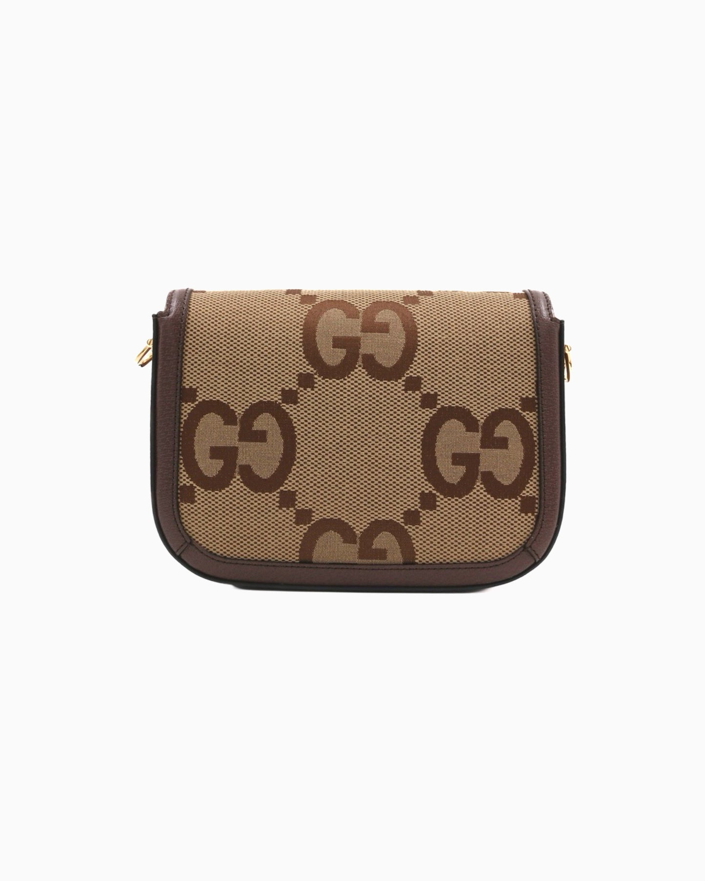 Gucci Horsebit 1955 GG Jumbo Canvas Mini Shoulder Bag