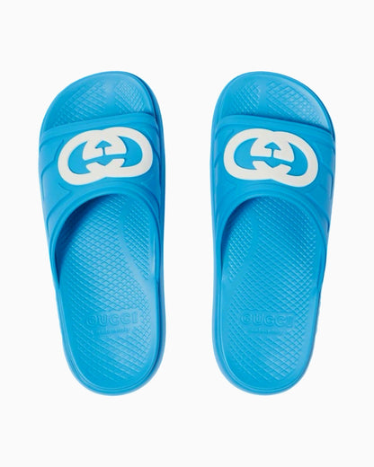 Gucci Interlocking G Rubber Pool Slides