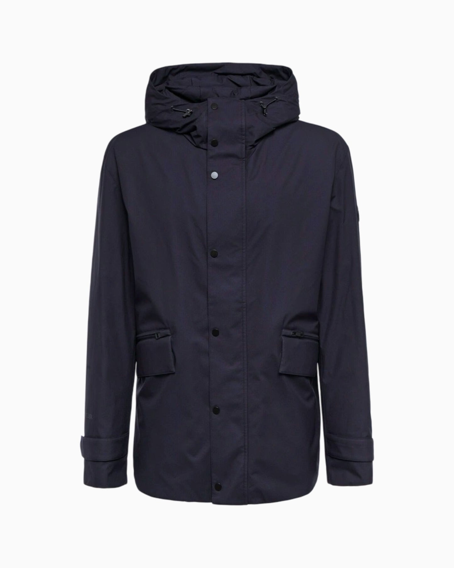 Moncler Barron Mid Length Padded Nylon Hooded Jacket