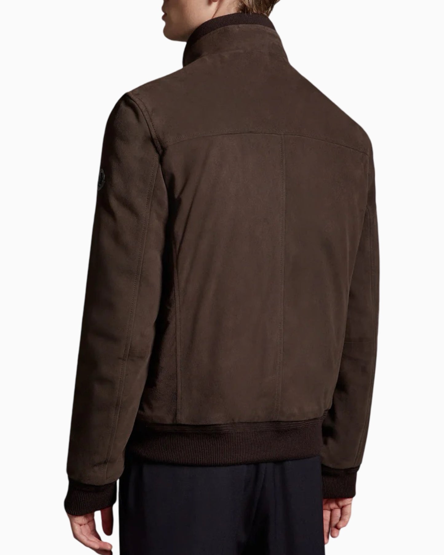 Moncler Fayal Suede Short Down Jacket