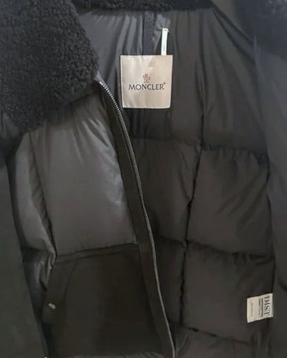 Moncler Gers Suede Short Down Jacket