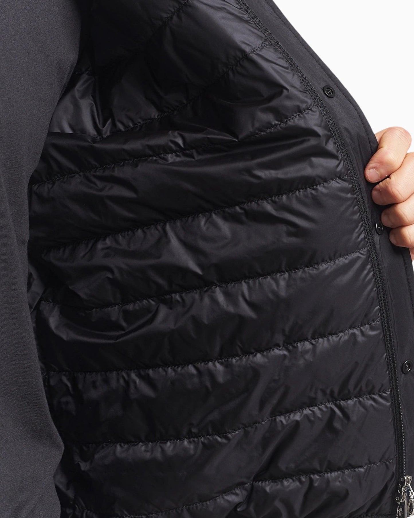 Moncler Matro Padded Nylon Shirt Jacket