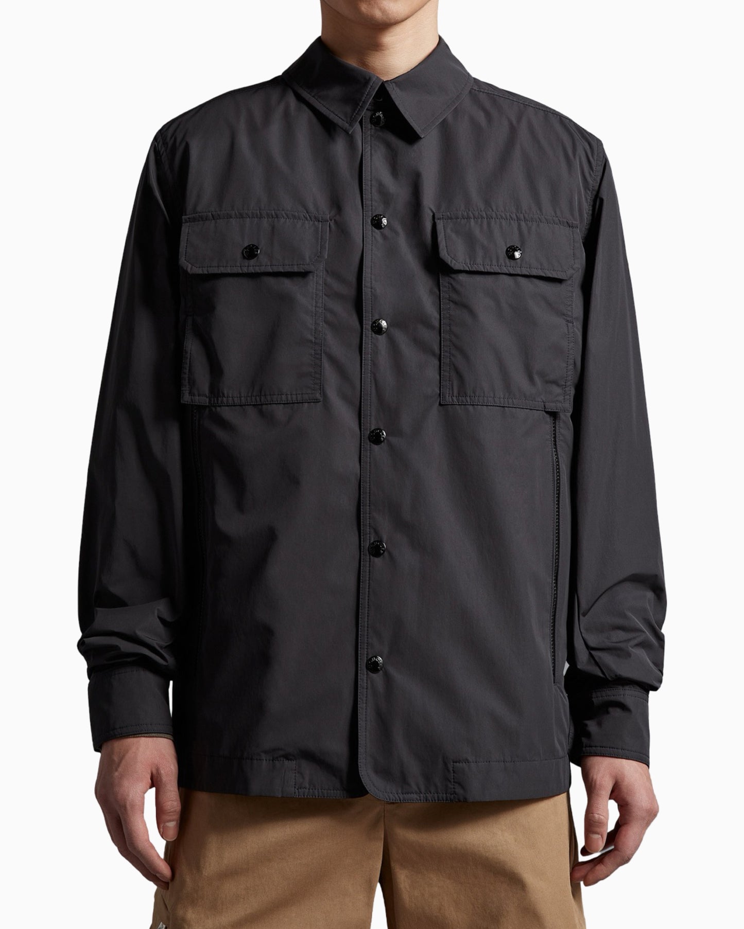 Moncler Matro Padded Nylon Shirt Jacket