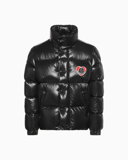 Moncler Misam Heart Patch Short Down Jacket