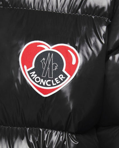 Moncler Misam Heart Patch Short Down Jacket