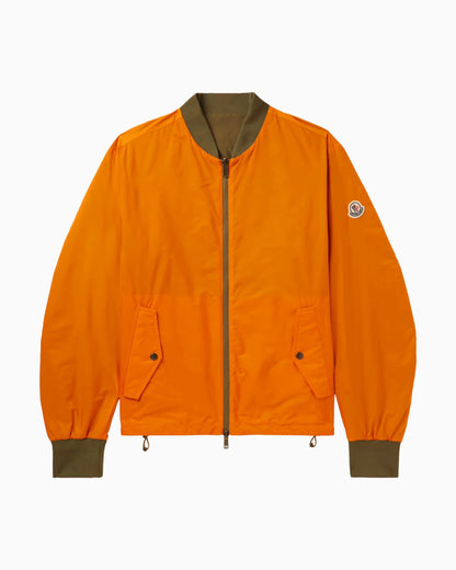 Moncler Ouveze Reversible Nylon Bomber Shirt Jacket