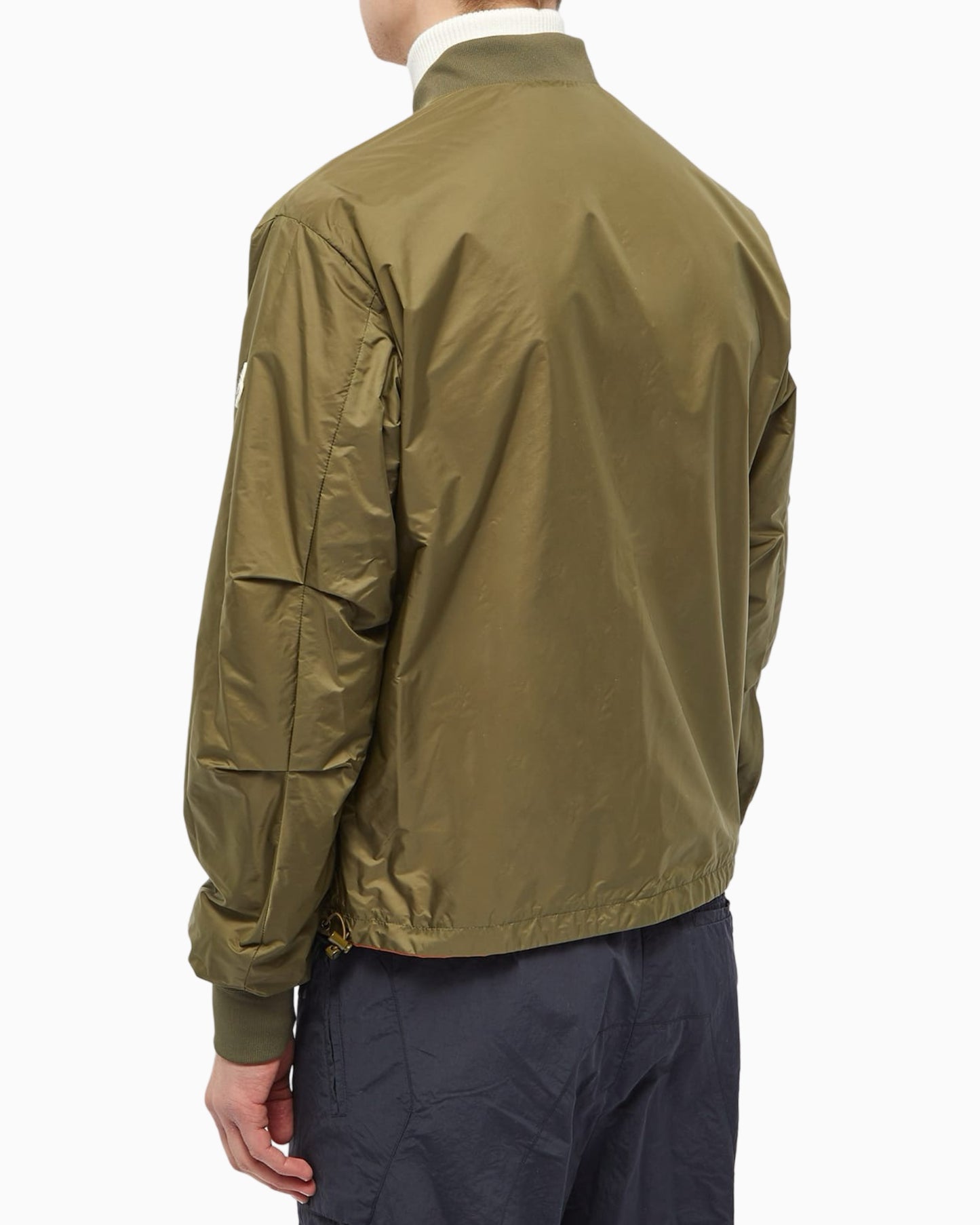 Moncler Ouveze Reversible Nylon Bomber Shirt Jacket