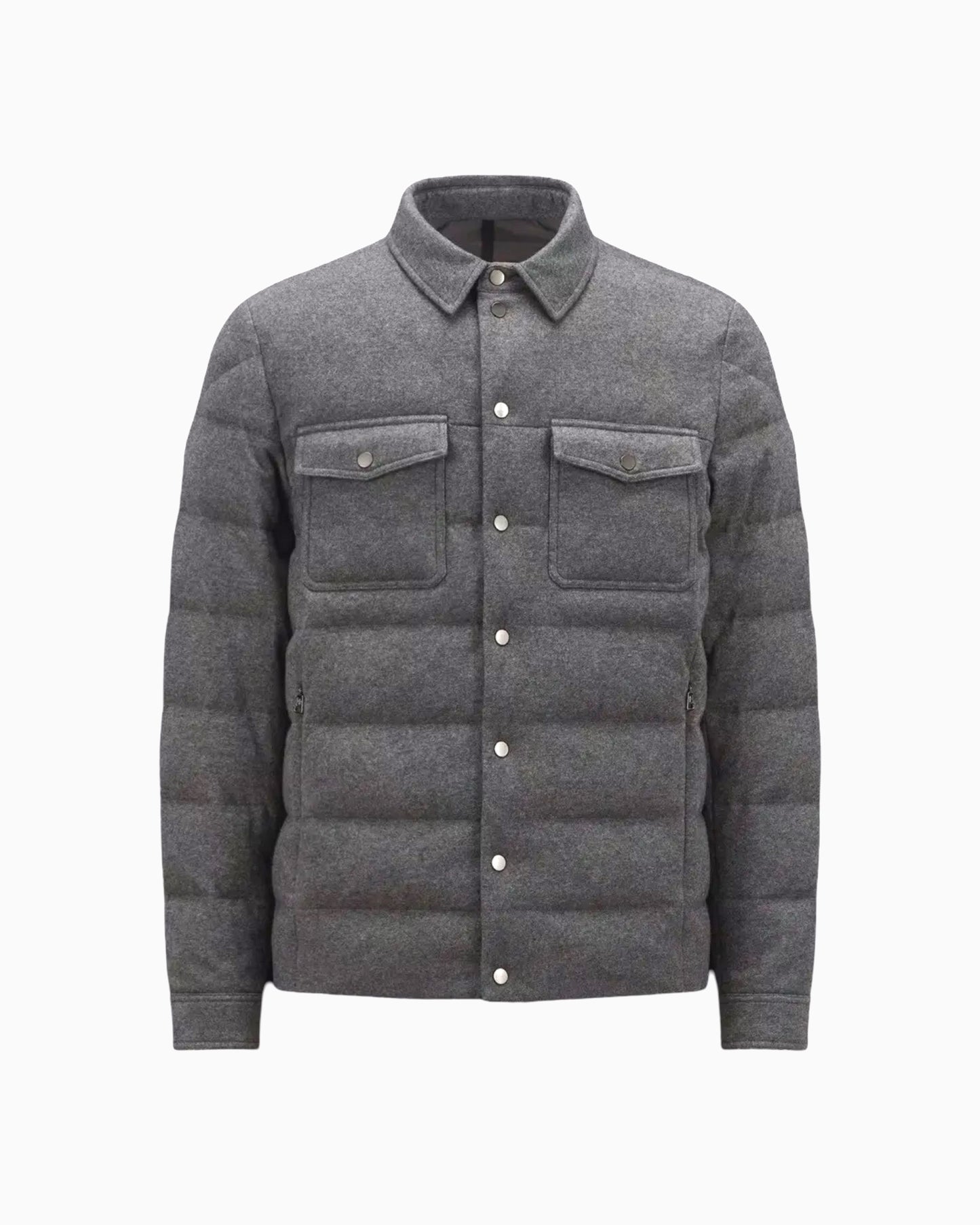 Moncler Todorka Cashmere Down Shirt Jacket