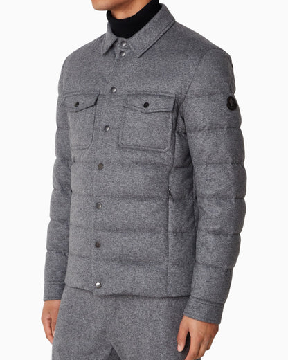 Moncler Todorka Cashmere Down Shirt Jacket