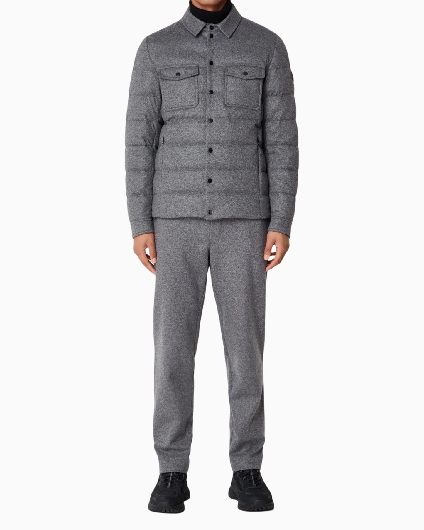 Moncler Todorka Cashmere Down Shirt Jacket