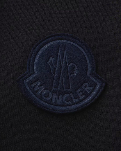 Moncler XL Logo Patch Zip Up Hoodie