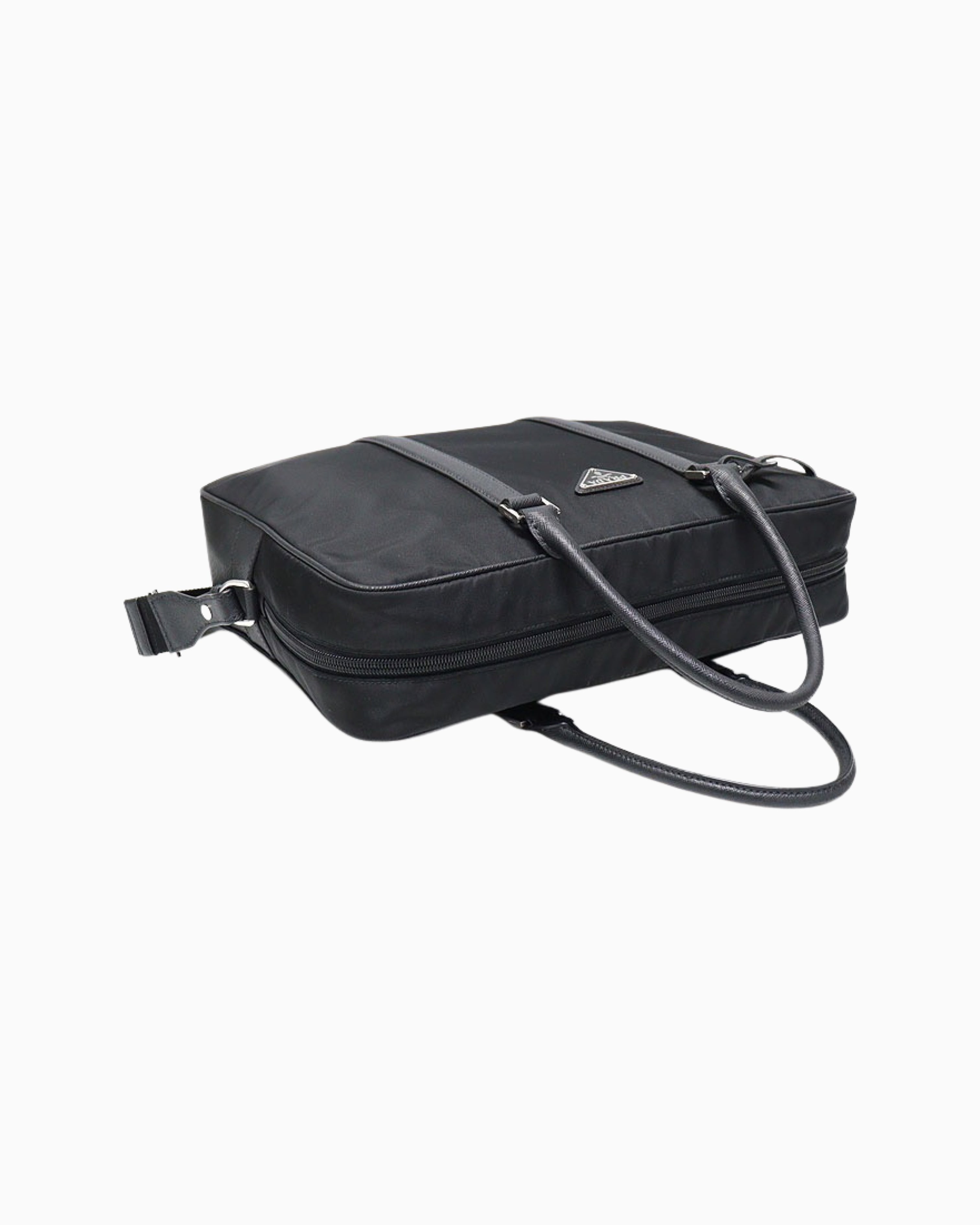 Prada Black Nylon Laptop Bag Prada