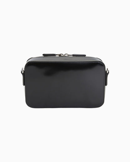 Prada Brushed Leather Brique Messenger Bag