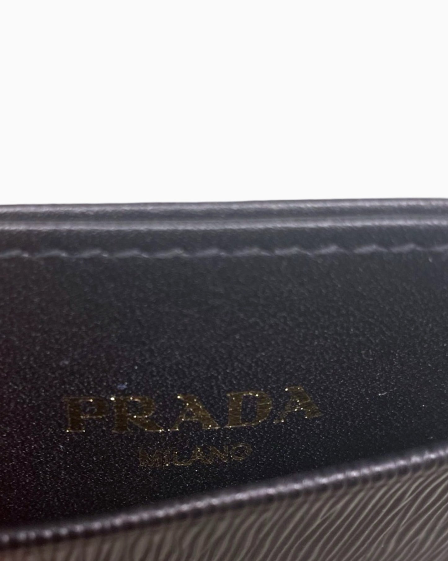 Prada Leather Card Holder