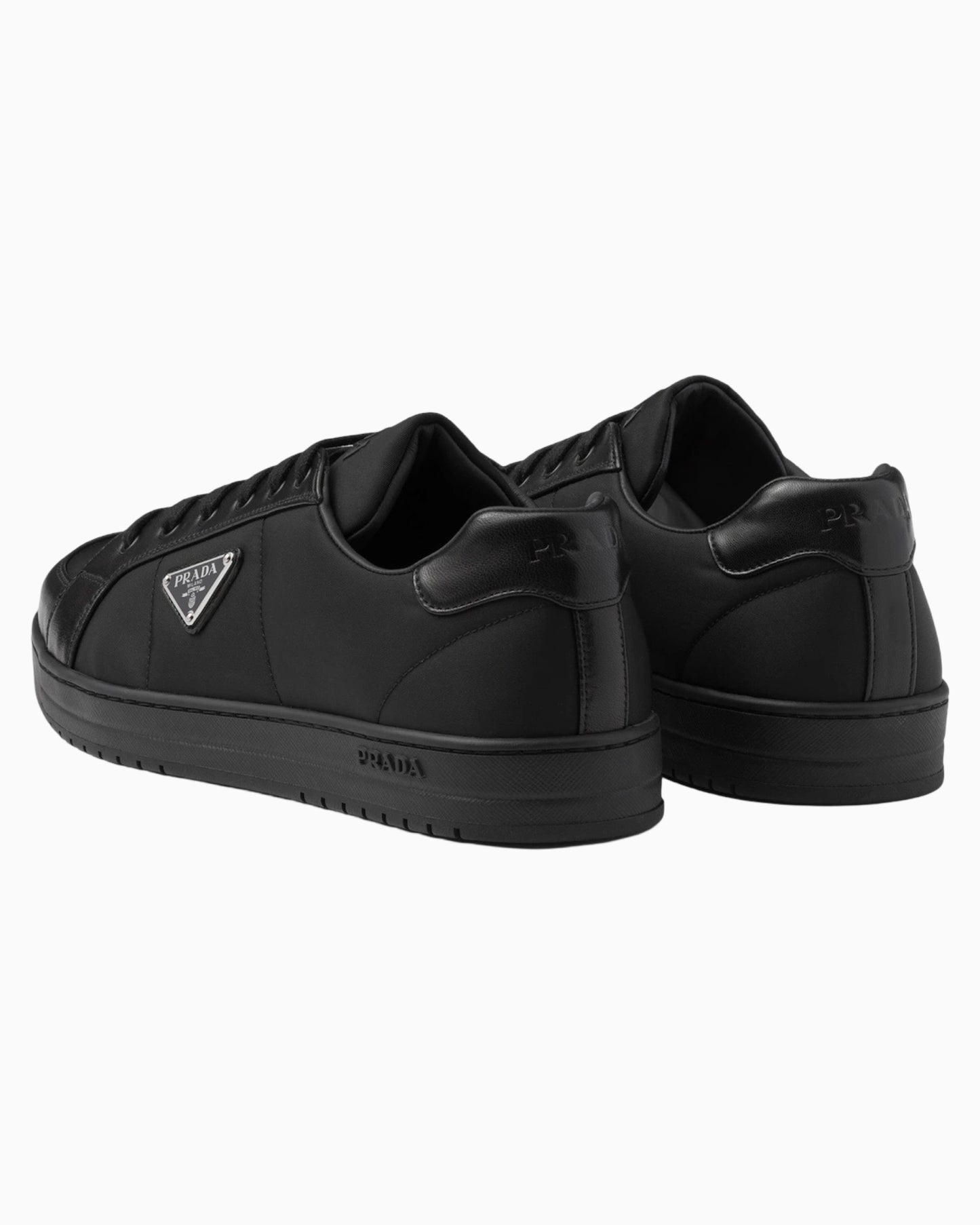 Prada Nappa Leather & Re-Nylon Downtown Sneaker