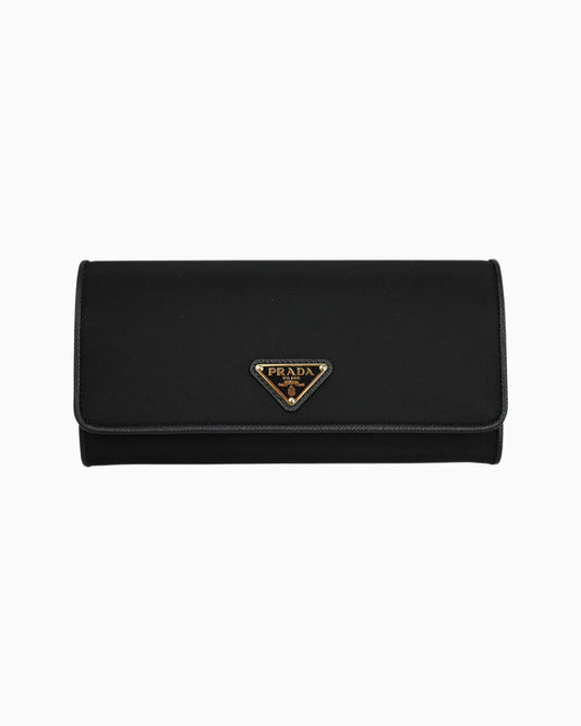 Prada Nylon Large Folded Wallet