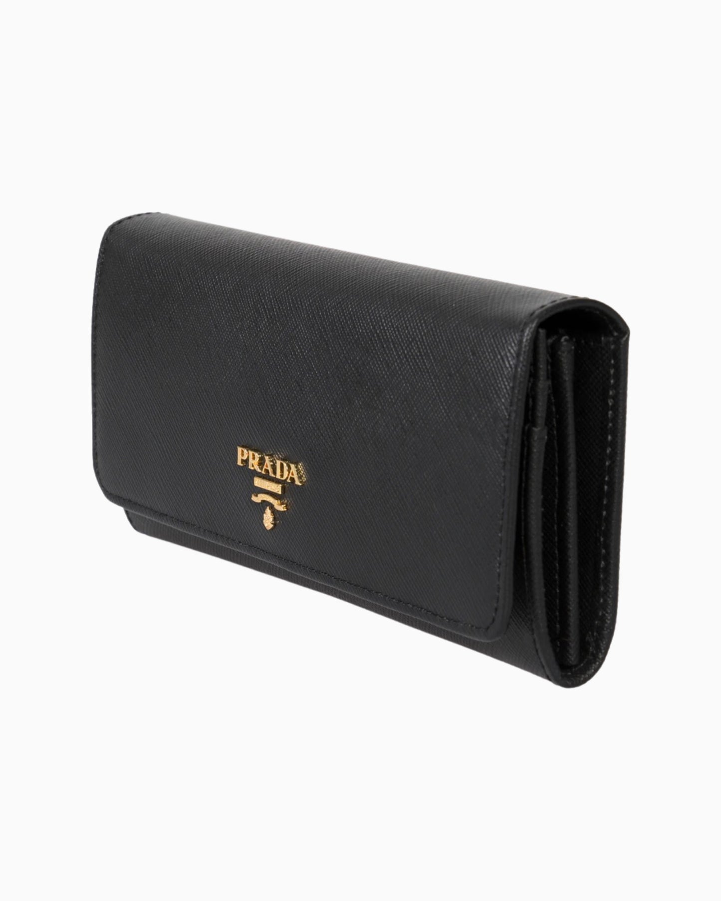 Prada Saffiano Leather Large Folded Wallet