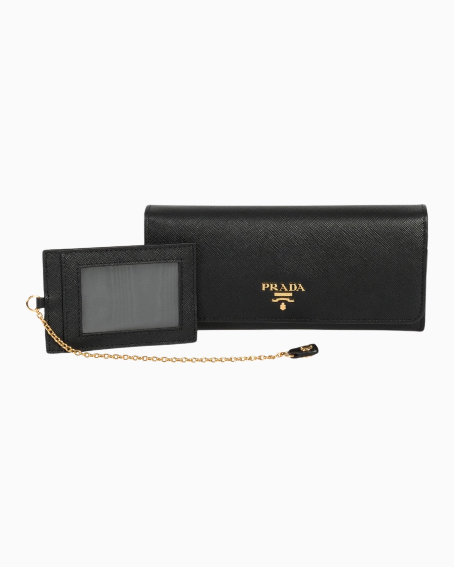 Prada Saffiano Leather Large Folded Wallet