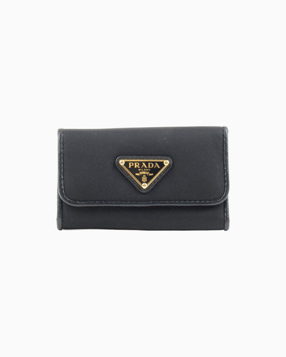 Prada Nylon Key Case Wallet