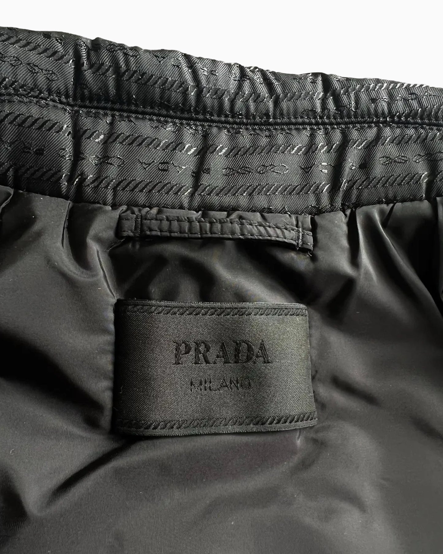 Prada Re-Nylon Padded Shirt Jacket