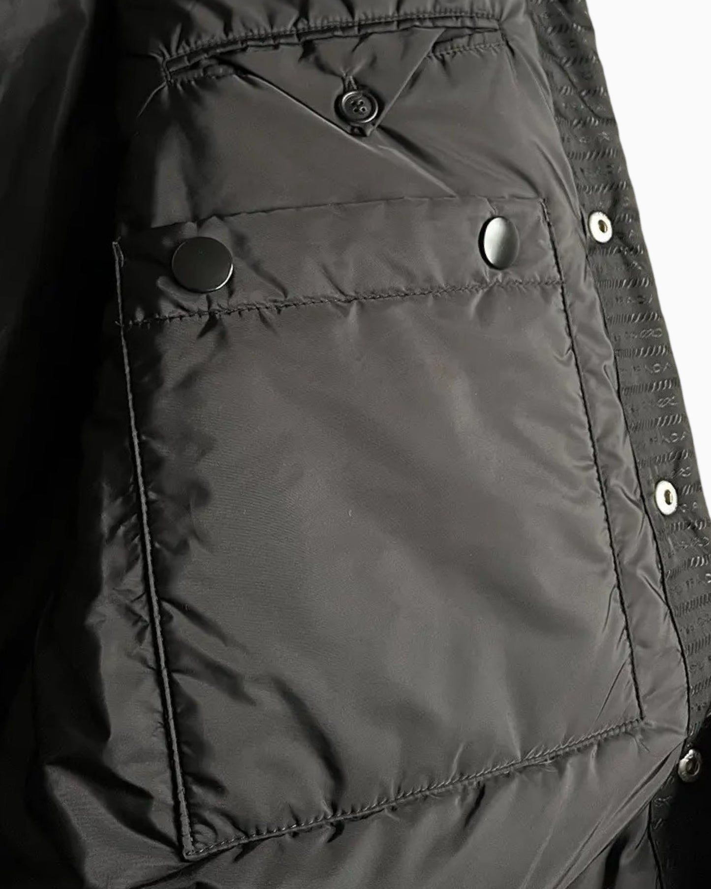 Prada Re-Nylon Padded Shirt Jacket