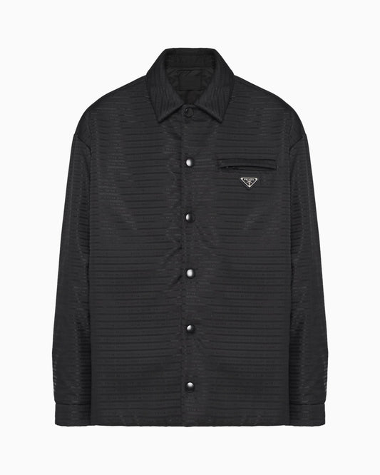 Prada Re-Nylon Padded Shirt Jacket