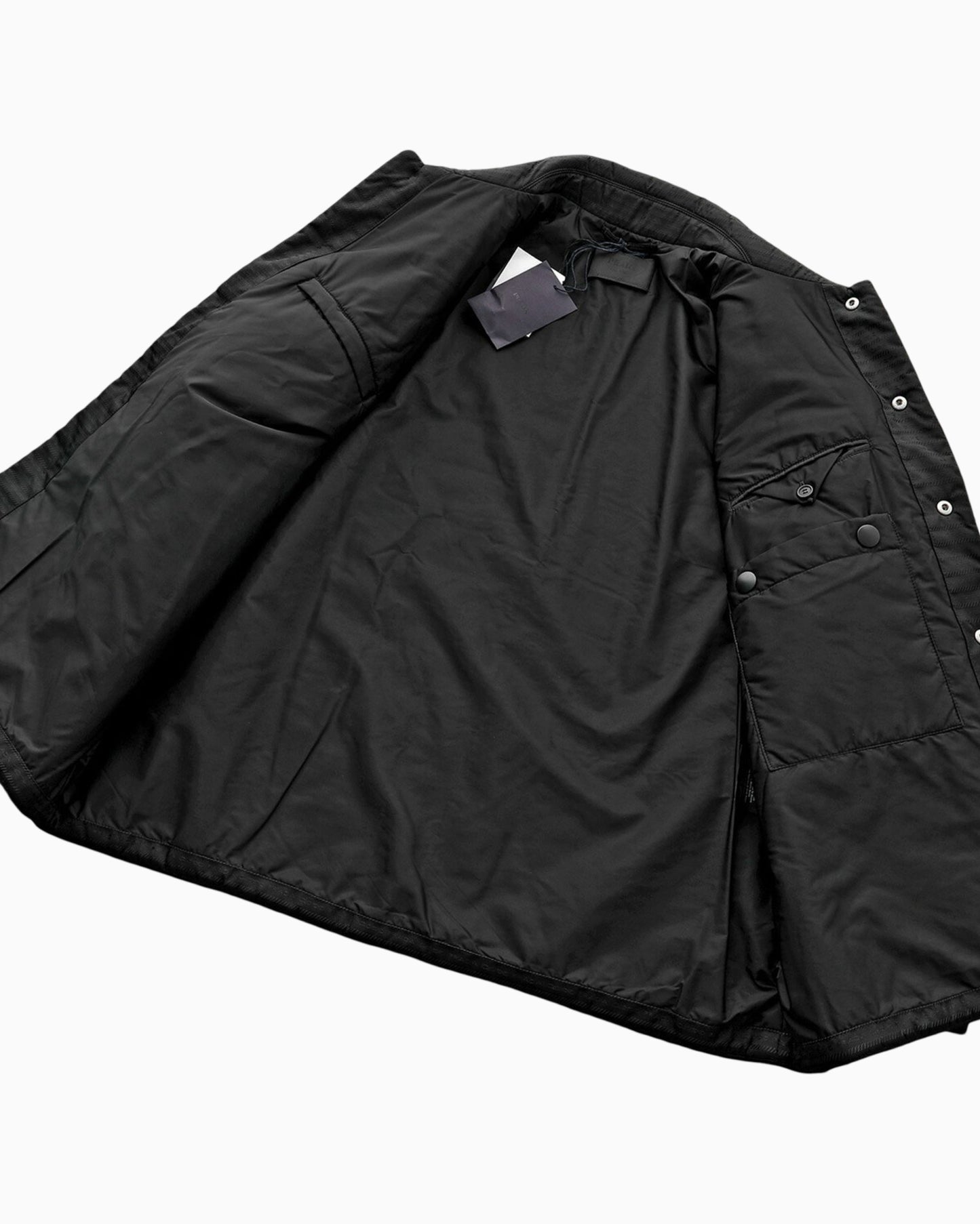 Prada Re-Nylon Padded Shirt Jacket