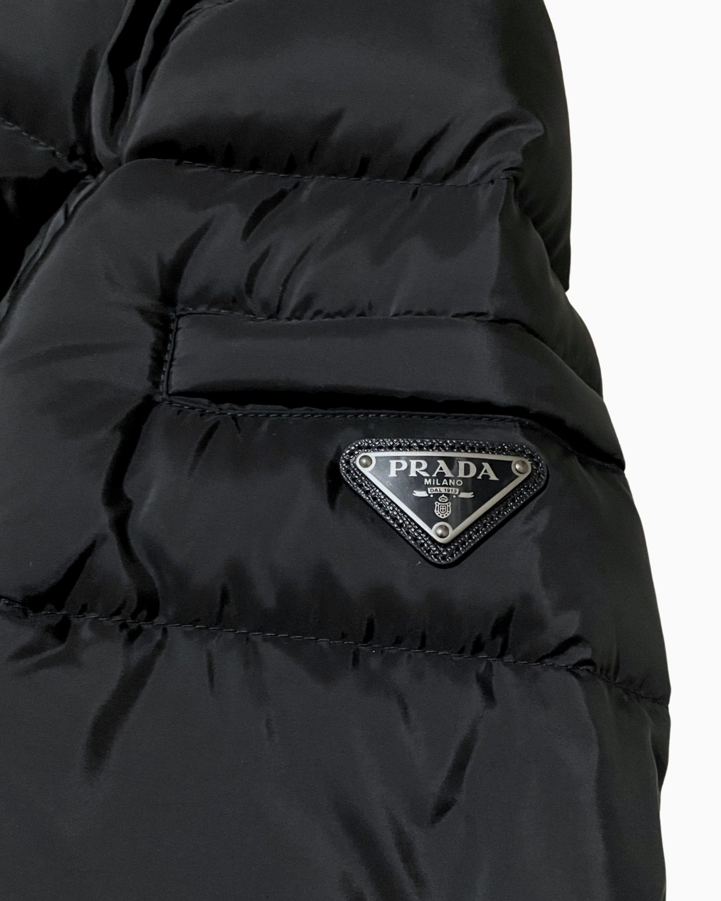 Prada Nylon Goose Down Puffer Jacket