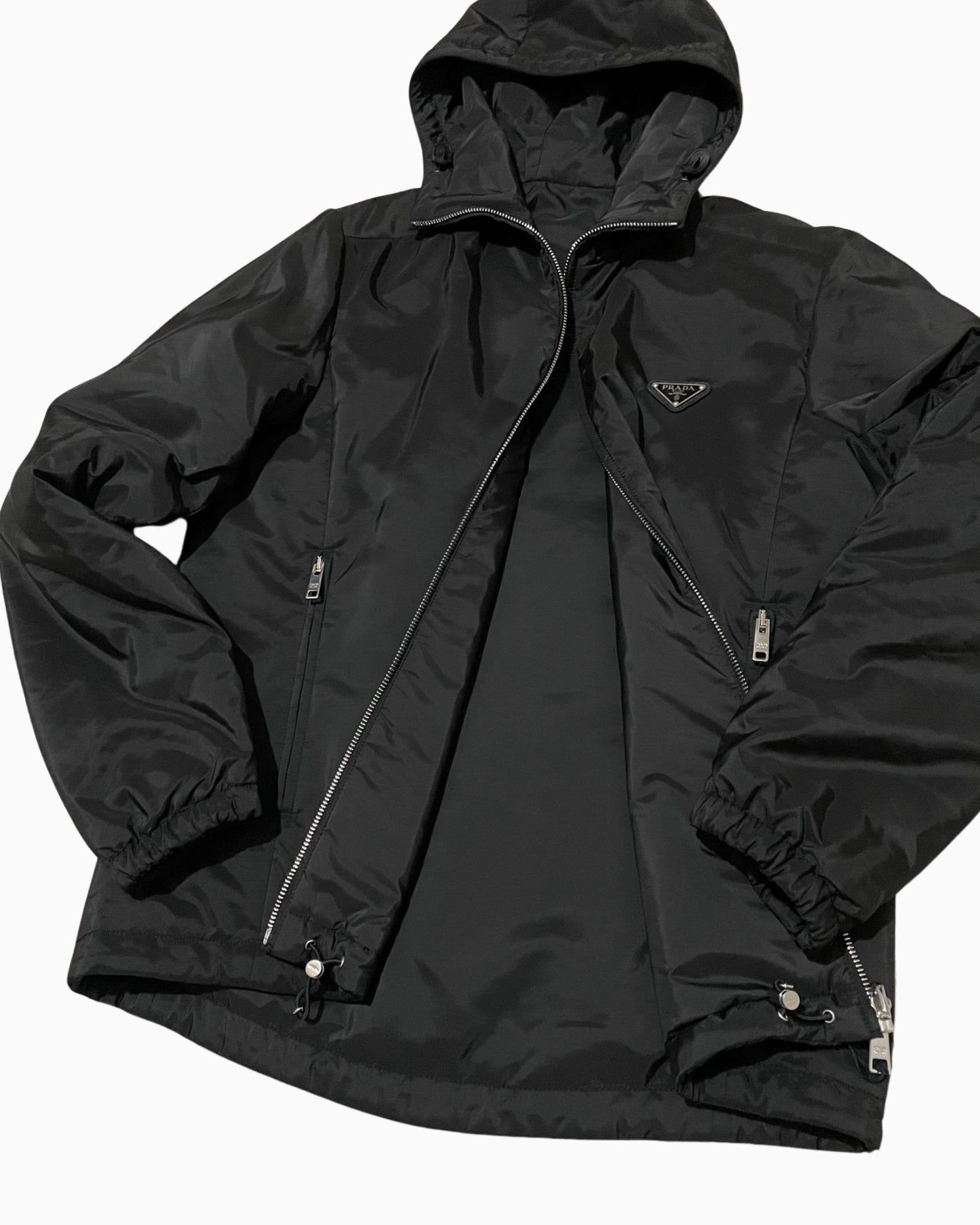 Prada Reversible Padded Nylon Windbreaker Jacket