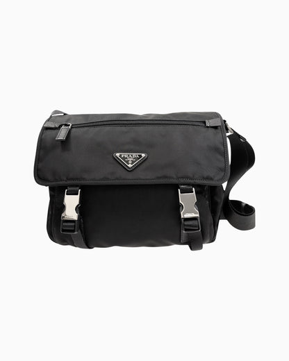 Prada Nylon Shoulder Messenger Bag (Medium)