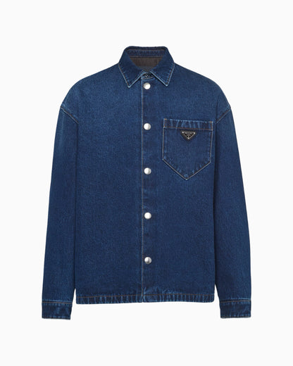 Prada Padded Denim Shirt Jacket