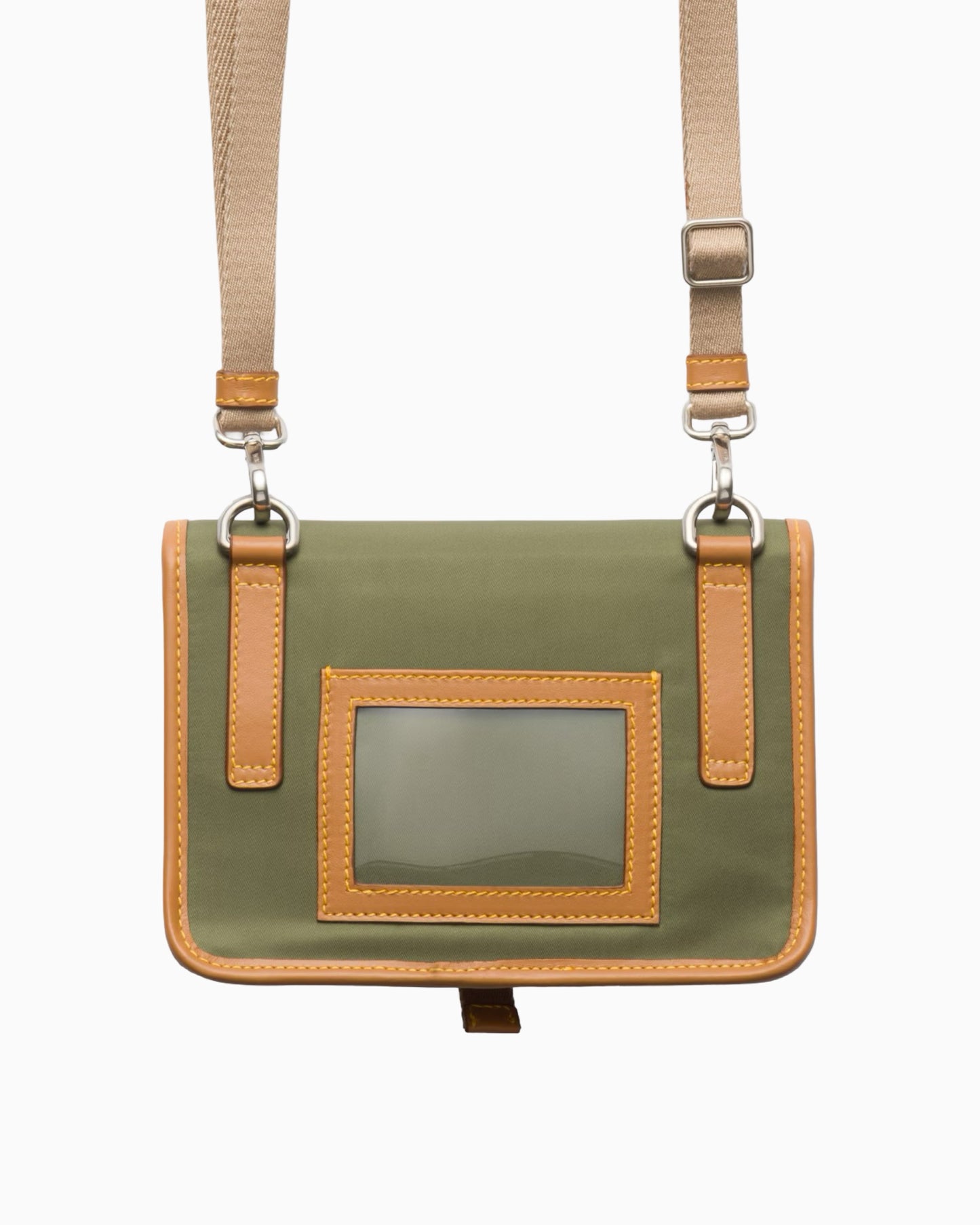 Prada Re-Nylon and Leather Smartphone Shoulder Bag
