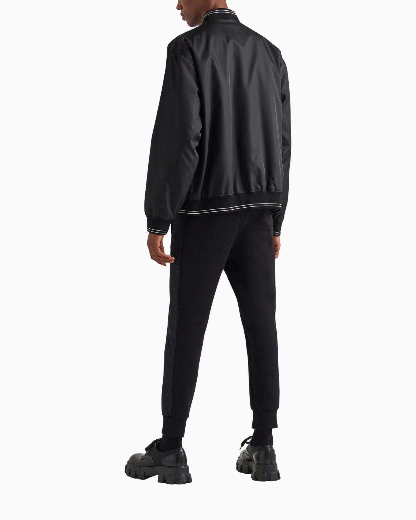 Prada Reversible Re-Nylon and Cotton Bomber Jacket