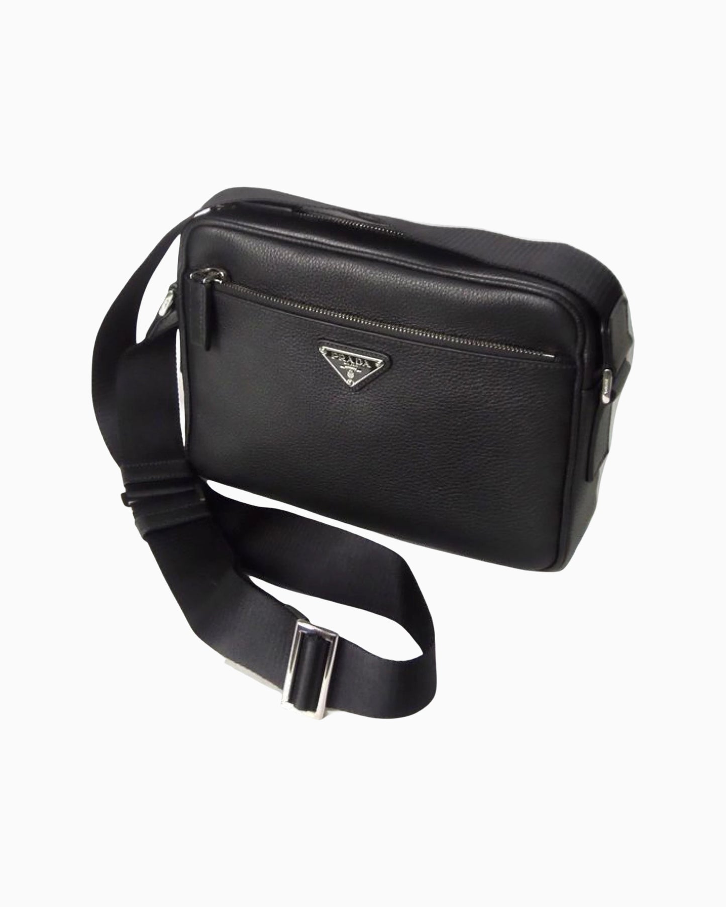 Prada Leather Messenger Bag