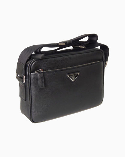 Prada Leather Messenger Bag