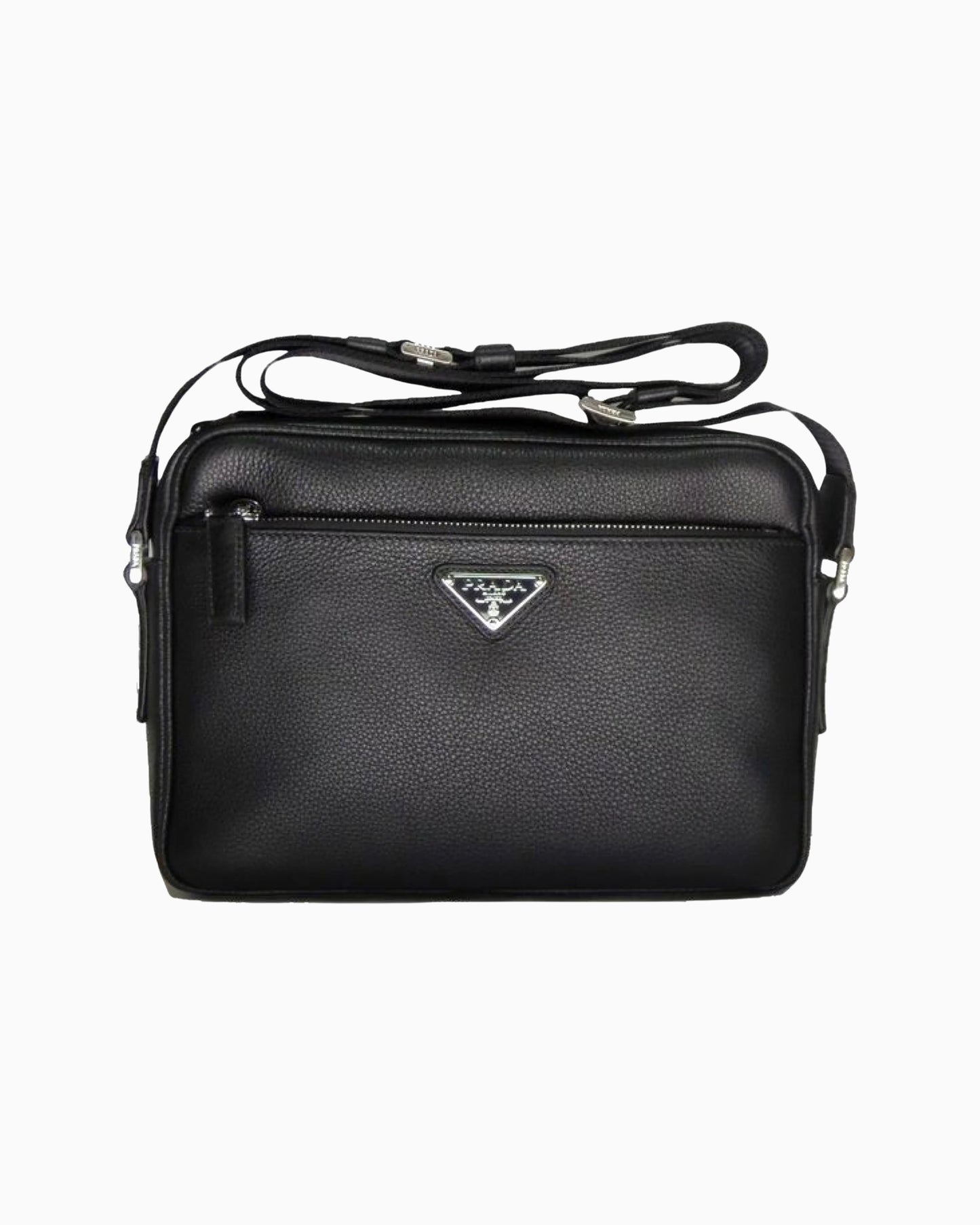 Prada Leather Messenger Bag