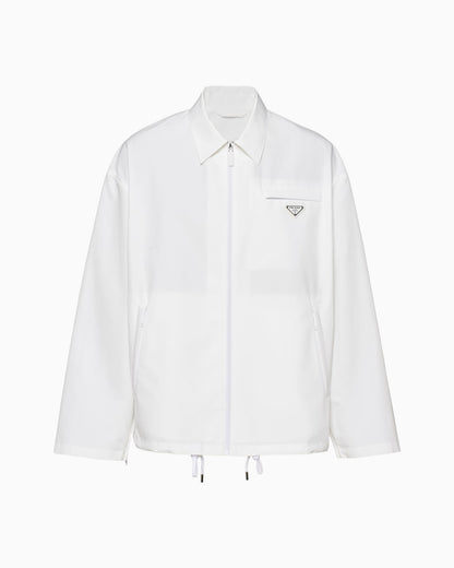 Prada Technical Poplin Blouson Shirt Jacket