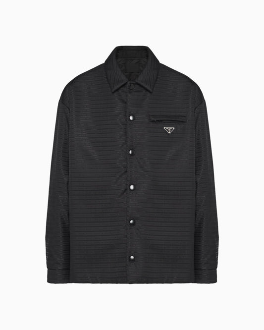 Prada Re-Nylon Padded Shirt Jacket