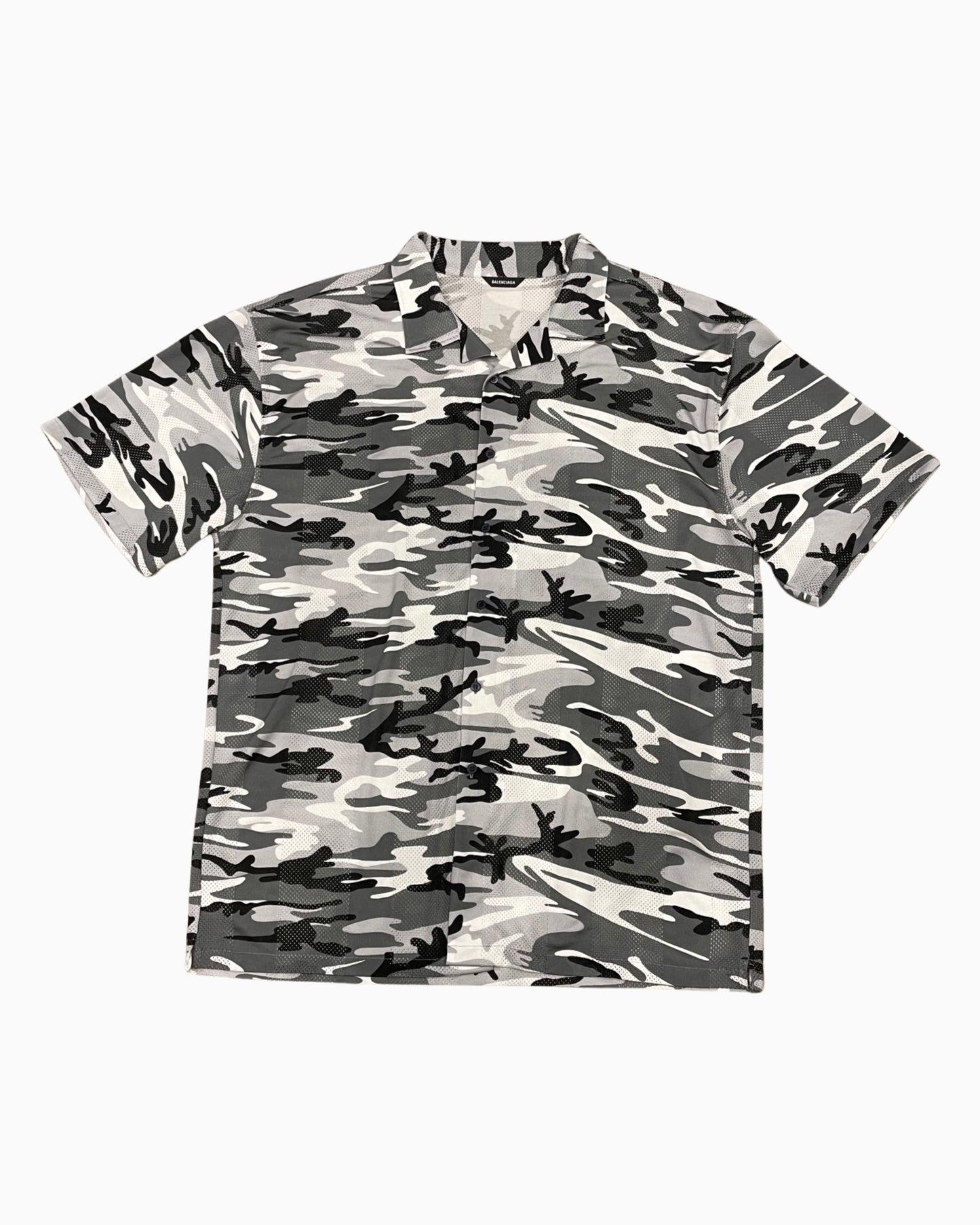 Balenciaga Military Camo Mesh Shirt