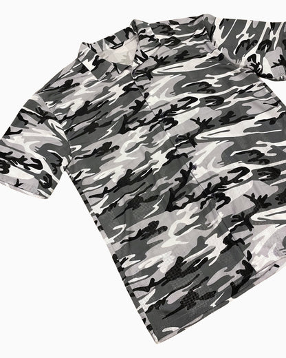 Balenciaga Military Camo Mesh Shirt