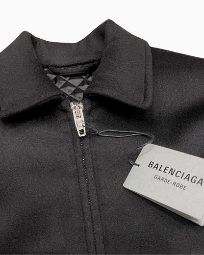 Balenciaga Wool and Cashmere Harrington Jacket