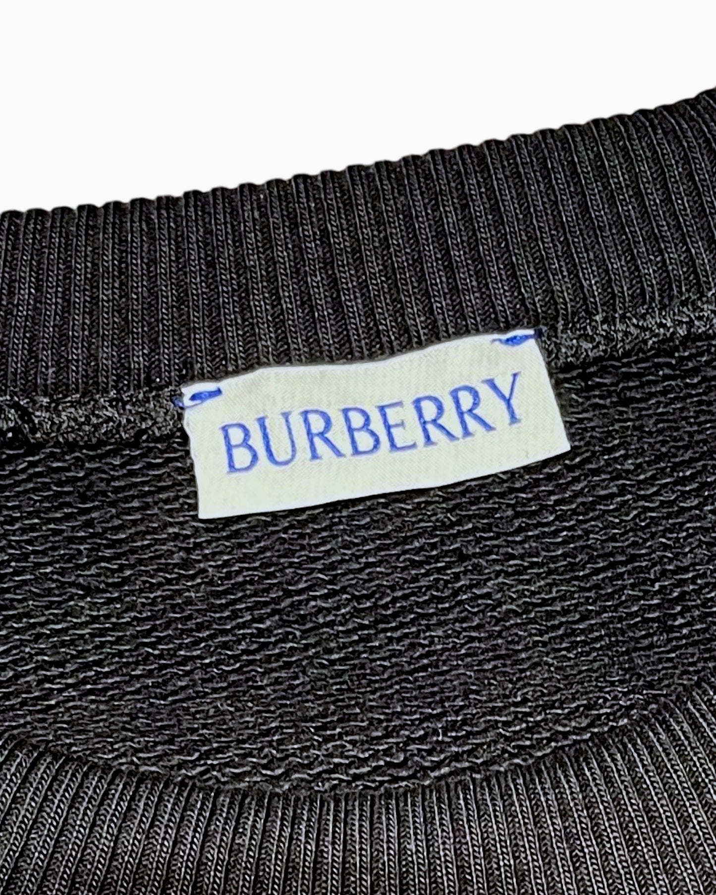 Burberry EKD Check Print Outline Logo Sweater